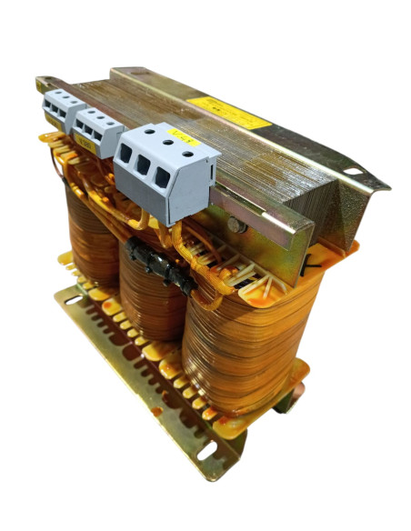 Transformateur Eltex 3000 VA triphasé, primaire 230-380 V, secondaire 48 V